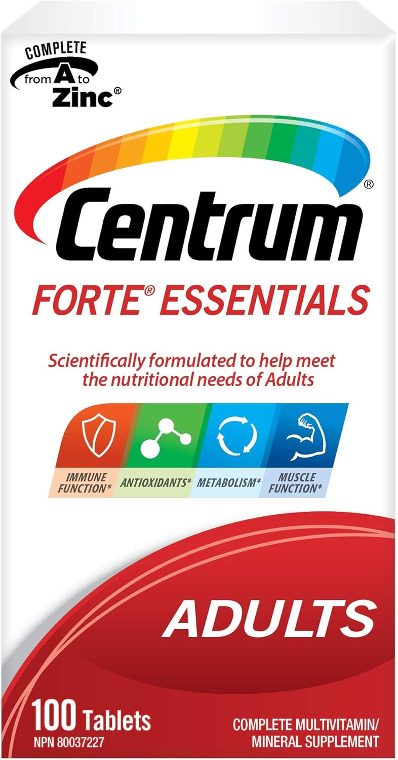 Centrum Forte Essentials, Complete Multivitamin & Mineral