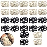 ArrErr 24 Pack Shoe Laces Locks No Tie Shoelaces Lock Smart Buckle DIY Spring Cord Lock End Stopper Slider Toggles Clip Double Hole Shoelace Buckle Fastener for Boot Laces Kids Sneakers Drawstrings