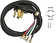 General Electric WX09X10037 4-Feet 50-Amp 4 Wire Range Cord