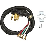 GE WX09X10037 Genuine OEM 4ft. Power Cord 50 AMP 4 Wire for GE Ranges.