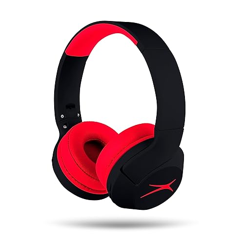 Altec Lansing Kid Safe Noise Cancelling Wireless Headphones 15H Battery, 85dB Volume Limit, Foldable Design Powerful Sound, Active Noise Cancellation Perfect for Kids Ages 7+