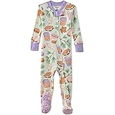 Butterblu baby-boys Cruz Snug-fit Footed Pajamas 100% Organic Cotton Zip Front Sleeper Pjs W/Grippers for Baby Boys