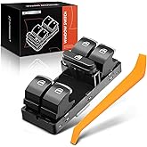 A-Premium Master Power Window Switch Compatible with Volkswagen Jetta 2011-2016, Golf 2010-2013, Tiguan 2009-2017, Passat 2012-2016, CC 2012-2017, Front Left Driver Side, Replace# 5K4959857, 5nd959857
