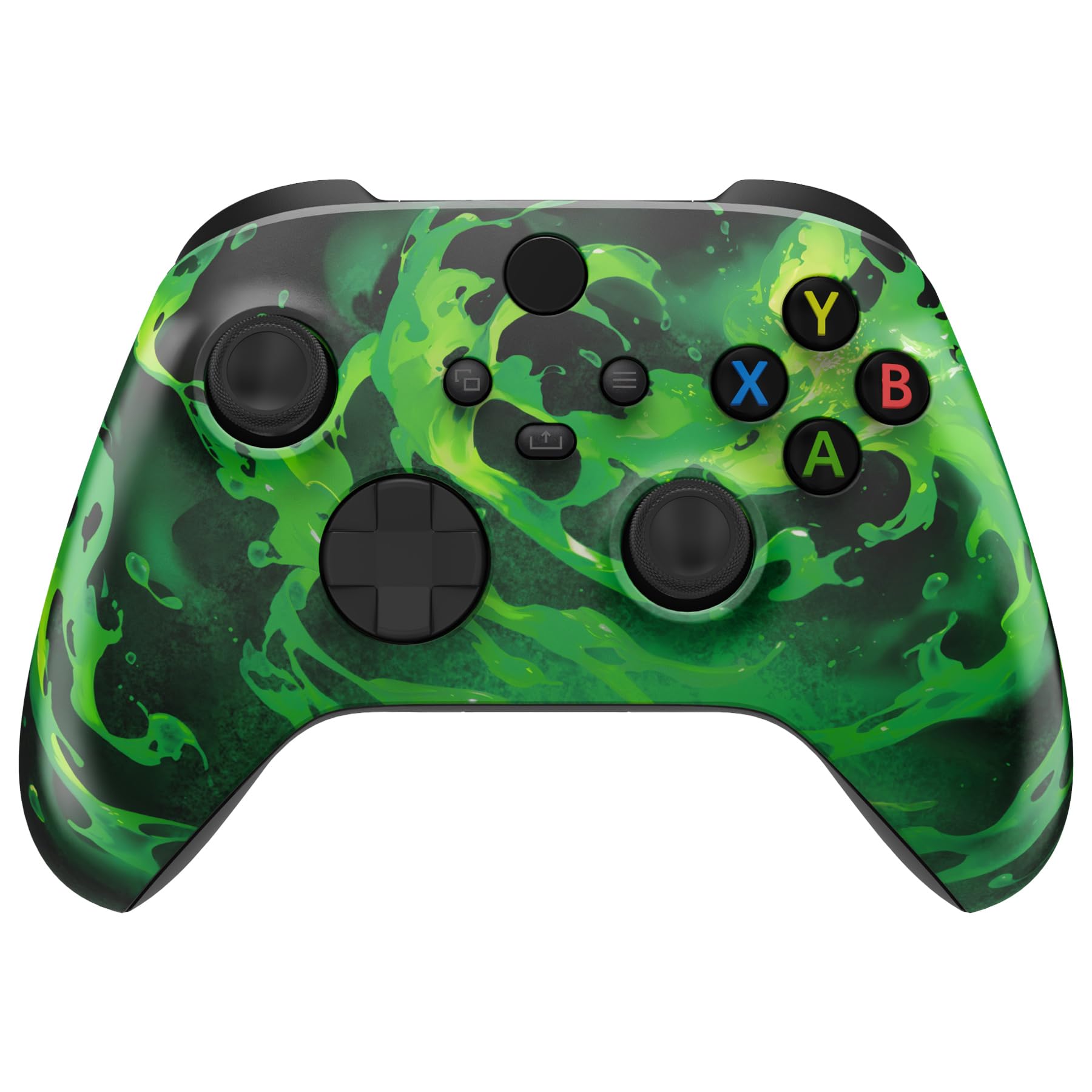 eXtremeRate Custom Shell for Xbox Series X & S Controller - Revitalize Your Controller - Corrosion Magic Replacement Accessories Front Housing Cover for Xbox Core Controller [Control NOT Included]