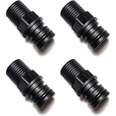 Detoria 20381-000 Quad Port Fittings for Quad Water System Pump (1/2" NPT Male QEST. Straight)