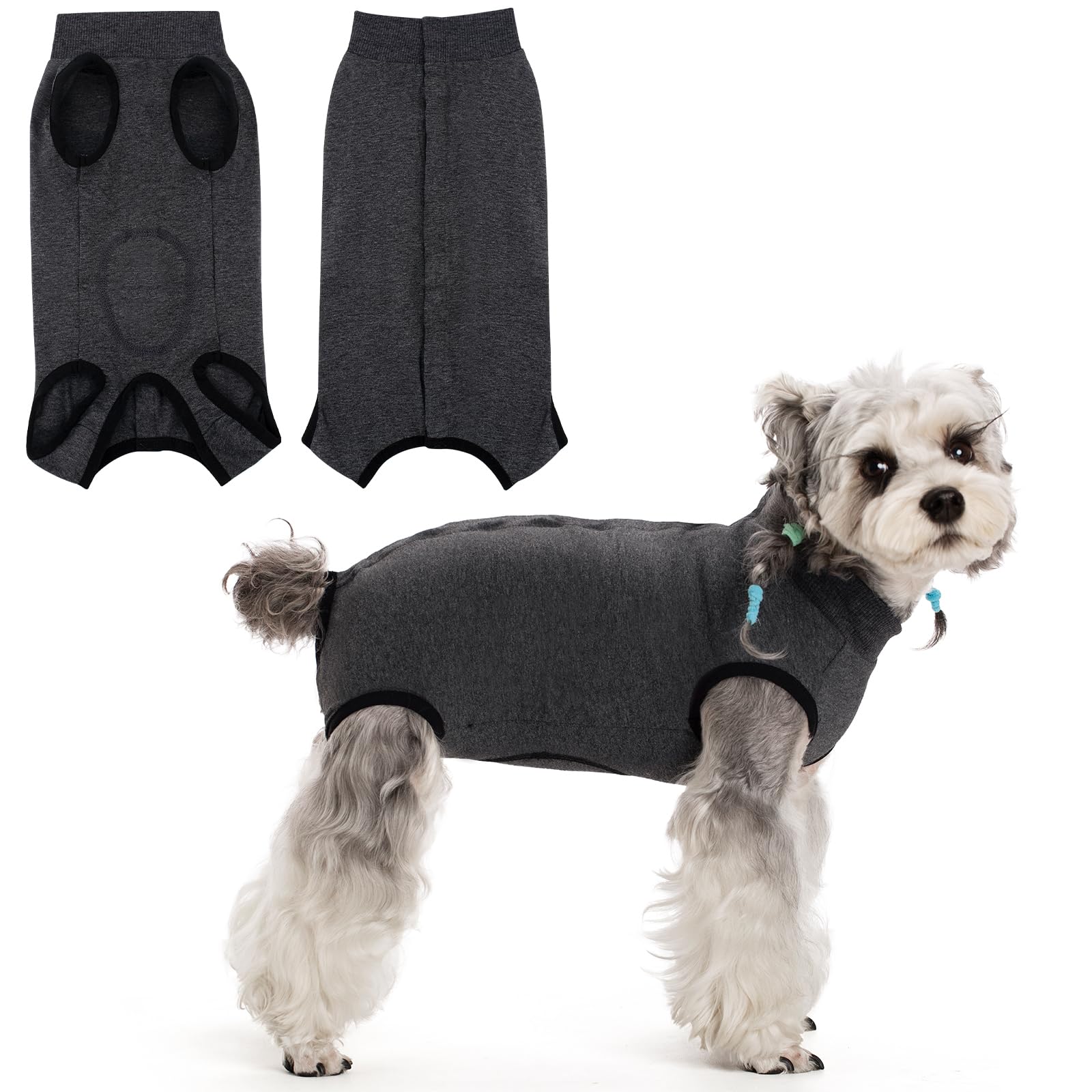 Photo 1 of Coppthinktu Recovery Suit for Dogs After Surgery, Dog Onesie Surgery Recovery Suit for Female Spay, Soft Surgical Pajamas Bodysuits for Puppy to Prevent Licking Dog Cone Alternative