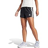 Adidas Womens 3-Stripes High-Rise Training Shorts