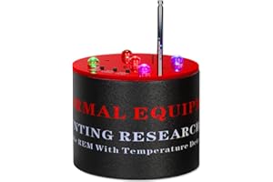 BESILO Ghost Hunting Equipment, Upgraded Paranormal Surveillance with Professional EMF and Temperature Deviation Detection, Detachable Antenna, 5-Level Adjustable Sensitivity with Auto Calibration