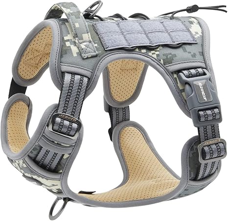 camouflage dog harness