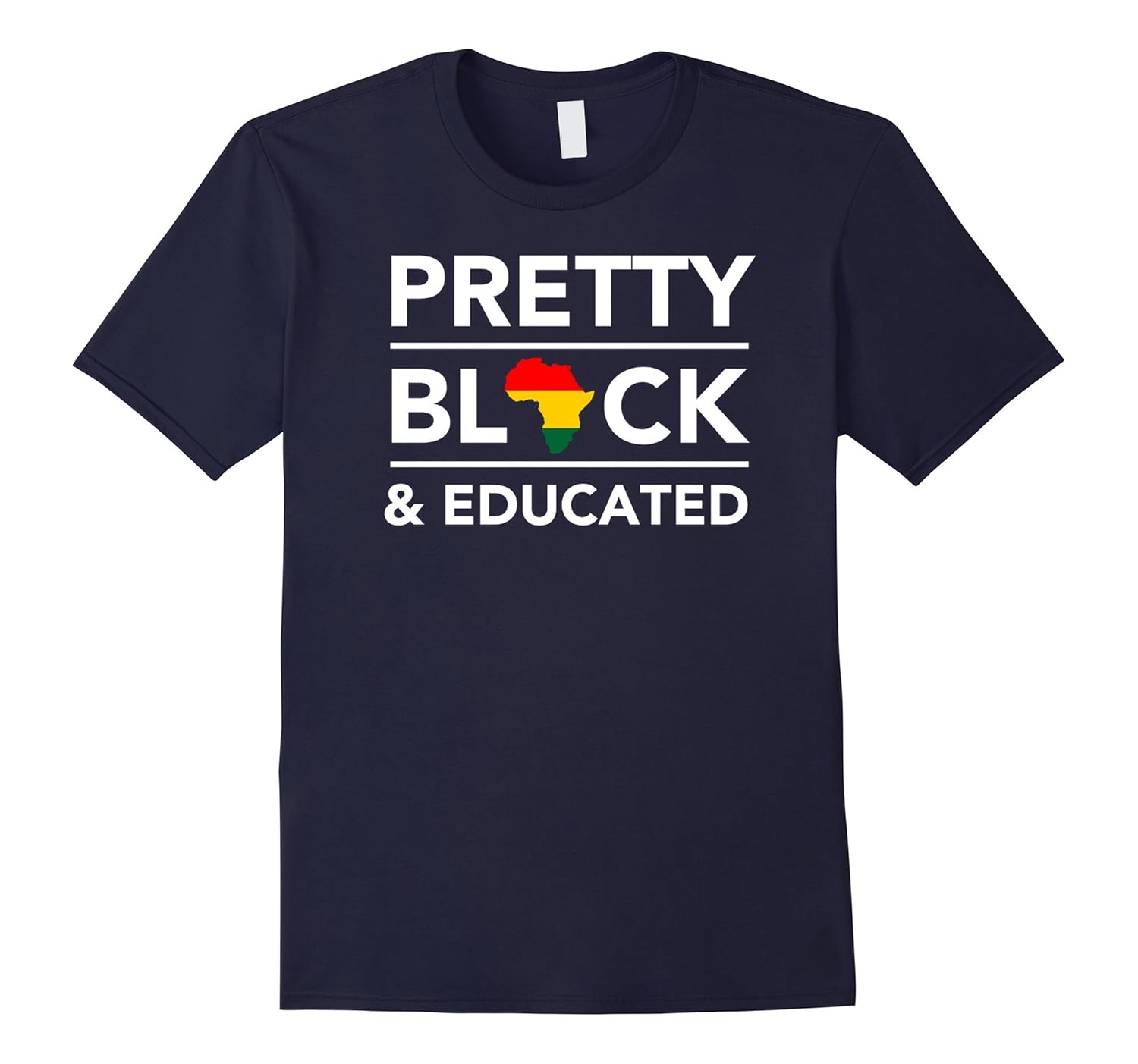 Pretty Black & Educated - Black Power T Shirt-Rose