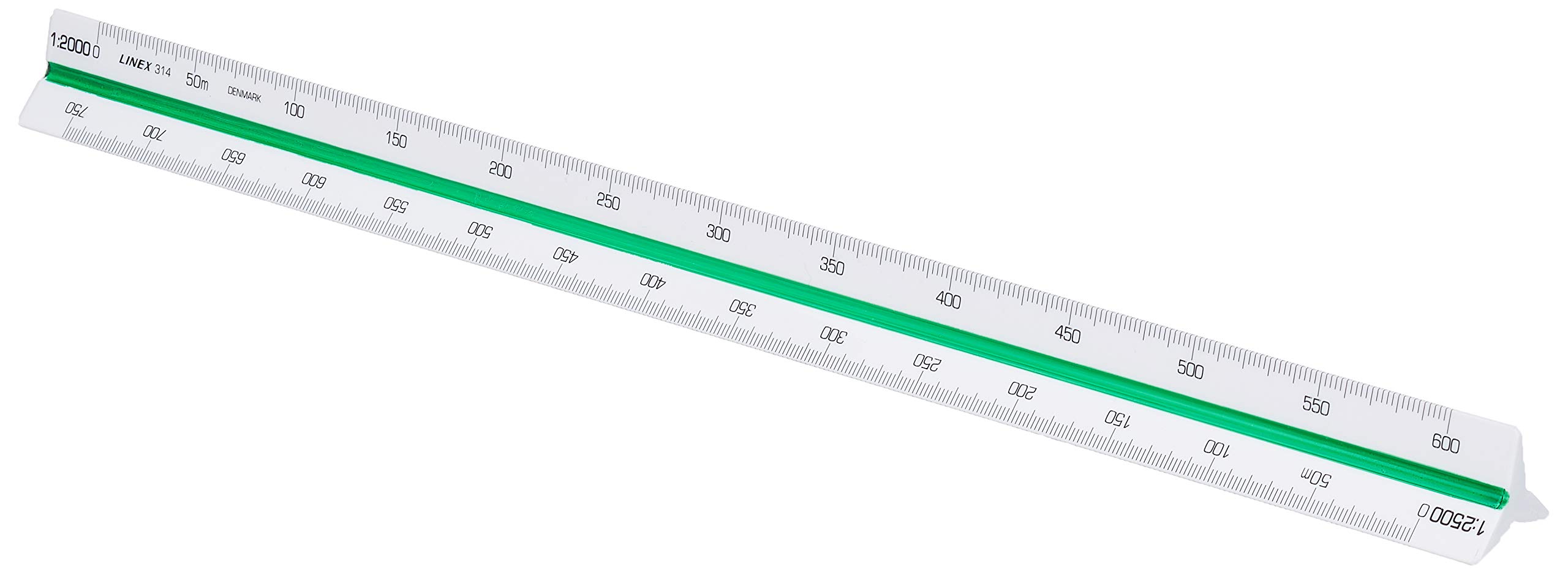 Linex Triangular Scale 314 30 cm Various Scale White