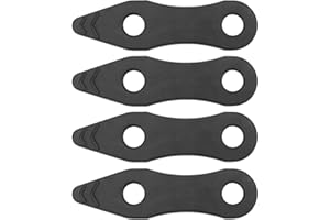 EAORBD S Hook Keeper Rubber S-Hook Retainer for Trailer Tow Hook Holder, Safety Chain Hook Keepers (Fits 3/8" S 4-Pack)
