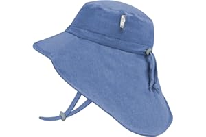 Jan & Jul Neck-Flap Sun Protective Play-Hat 50+ UPF Drawstring Adjustable