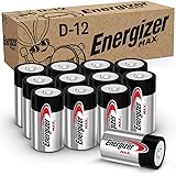 Energizer MAX D Batteries, Premium Alkaline D Cell Batteries (12 Battery Count)