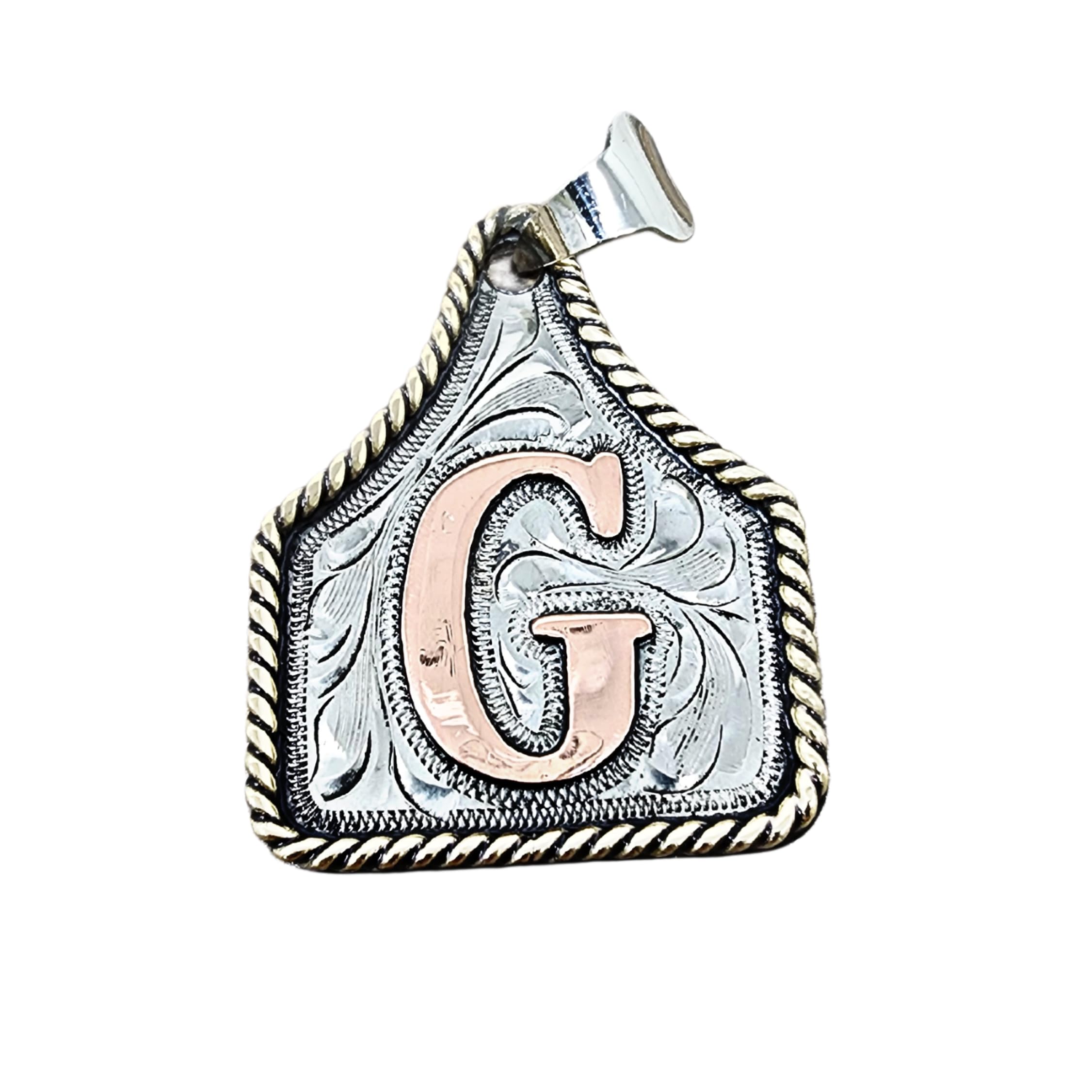 Custom Handmade Cow Tag Western Necklace with