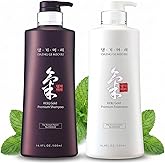 Daeng Gi Meo Ri - Ki Gold Premium Shampoo+Treatment Set (16.9 fl oz) - Nourishing Korean K-beauty Solution for Dry and Rough Hair