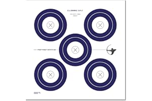 SAILUPXINYUAN Perfect Strike Archery Targets. Classic OPS No. 007. Archery Paper Targets. Great for practice in the backyard or at the range. (12" x 12") 12 Targets