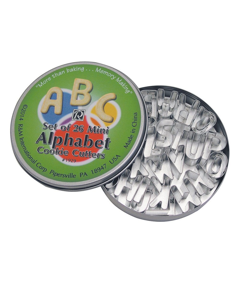 Mini Alphabet Cookie Cutter Set in a Tin Amazon.co.uk Toys & Games