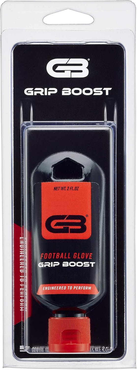 Grip Boost Football Glove Grip Gel Bottle - 2 oz. Bottle - Restores Used Football Gloves Sticky Gel for Football : Sports & Outdoors