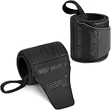EVO Fitness 18 Inch Deep Black Wrist Wraps with Thumb Loop Pair view 7