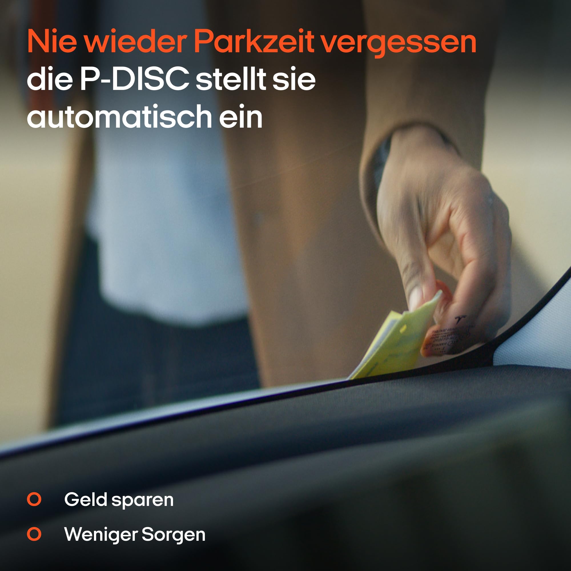 OOONO P-DISC NO2 - Elektronische Parkscheibe mit Zulassung fürs Auto - Automatische Digitale Parkscheibe Elektrisch mit Zulassung vom KBA nach StVO - Elektrische Parkuhr Auto zugelassen 3