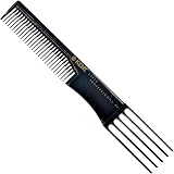 Kent SPC84 5-Prong Styling Fork Comb for Volume, Backcombing Thick Hair view 1