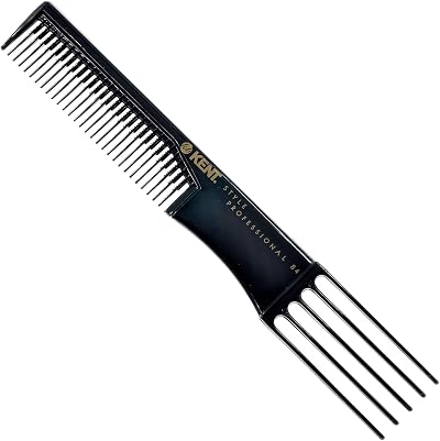 Kent SPC84 5-Prong Styling Fork Comb for Volume, Backcombing Thick Hair