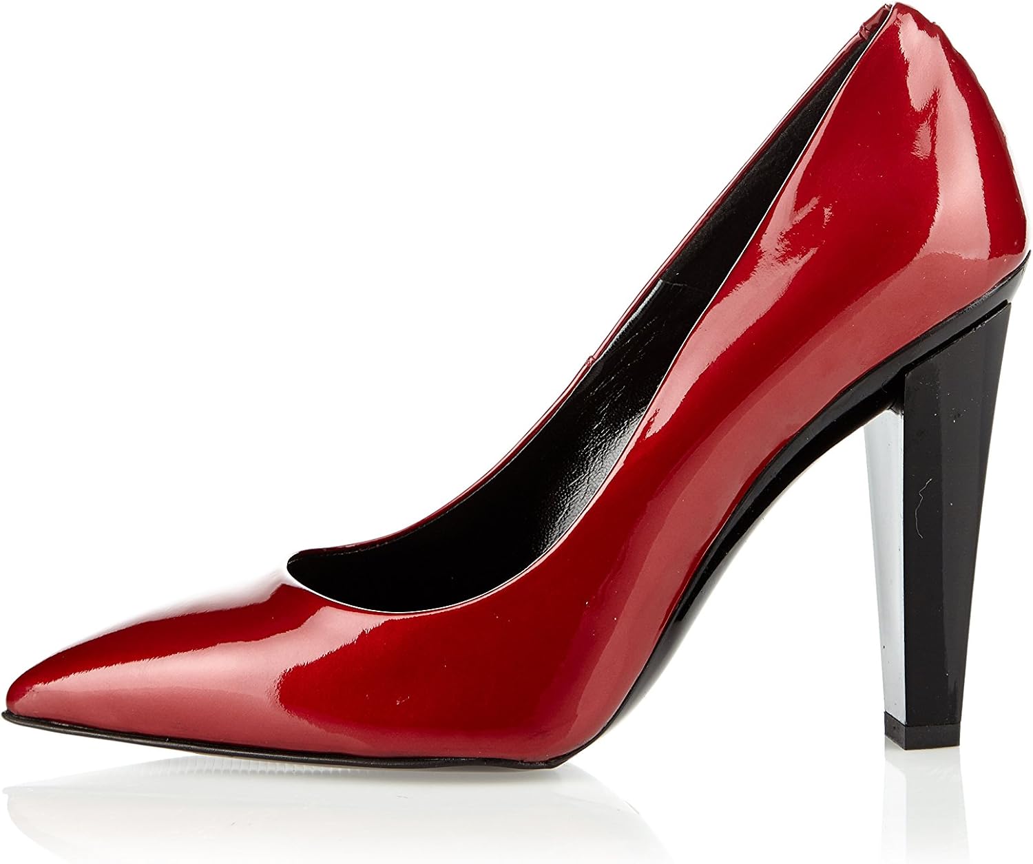 wine red court shoes