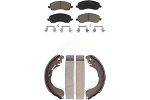 Transit Auto Front Rear Ceramic Brake Pads And Drum Shoes Kit Replacement For Jeep Patriot Compass Dodge Caliber Chrysler Sebring Avenger KCN-100347