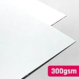 TownStix 50 Sheets A3 300gsm Card Thick Art Paper White view 3