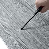 INMOZATA 36Pcs PVC Flooring Planks 91.5x15.2 cm Light Grey Waterproof view 5