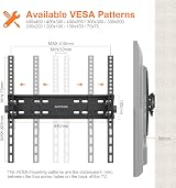 GRIFEMA GB1004-2 TV Wall Bracket 26-65 inch Tilt 50kg 400x400 VESA view 2