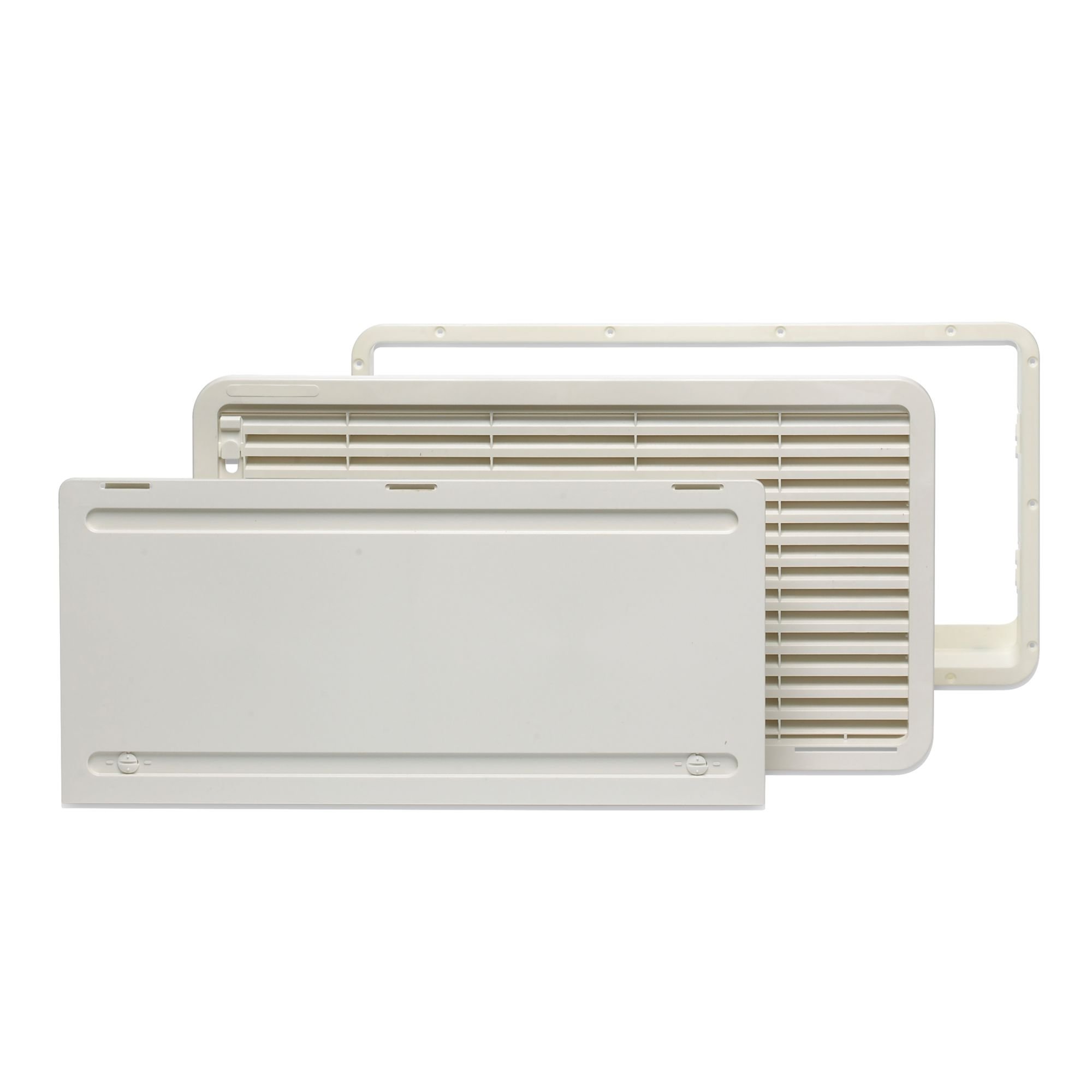 Dometic LS300 Fridge Ventilation Grill with Winter Cover, White