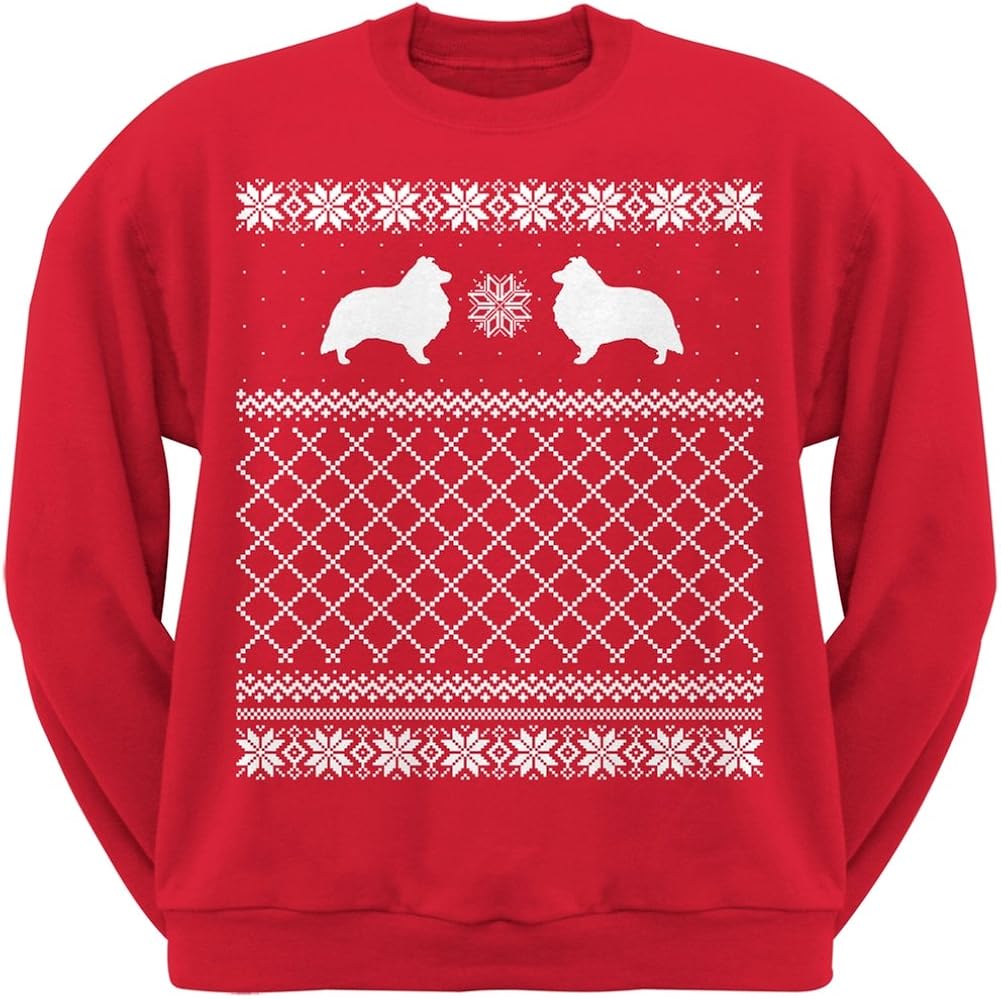 sheltie christmas sweater