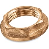 Brass Lock-nut 3/4" Female NPT 0,75inch locknut 0.75&lsquo; Spacer NPT Female
