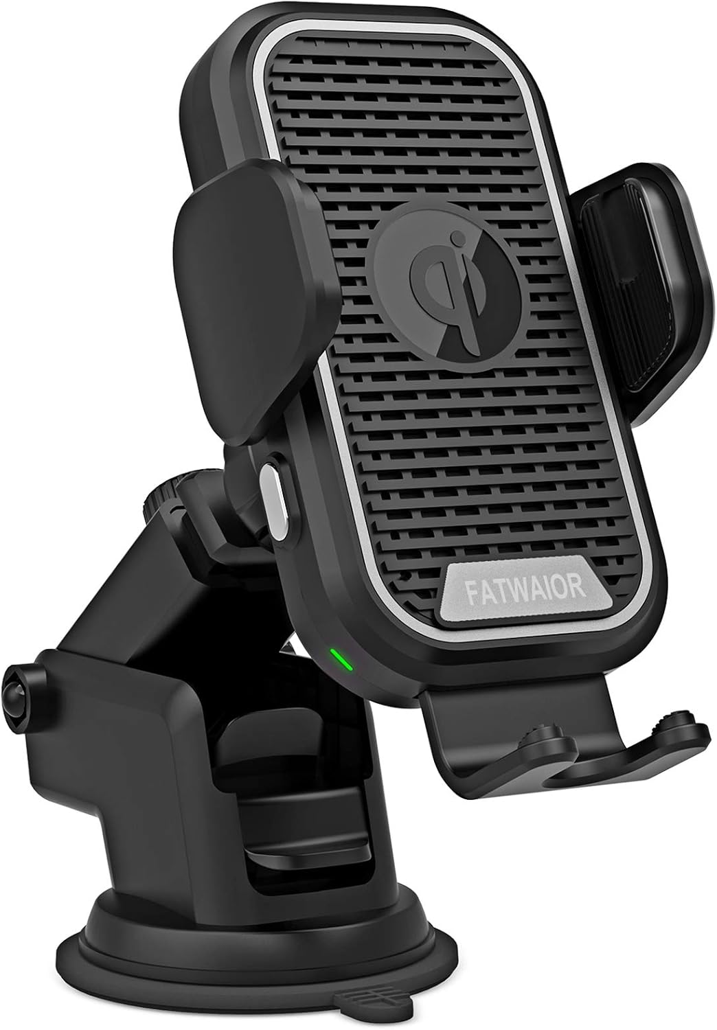 Wireless Car Charger with Cooling Fan FATWAIOR Auto-Clamping 15W Qi Fast Charge Car Mount Touch Sensing Dash Air Vent Phone Holder Compatible for iPhone 12/11 Series, Samsung Galaxy S20/S10 Series