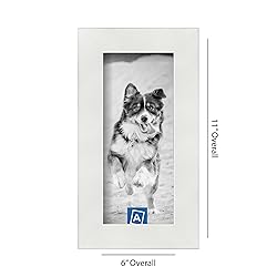 ArtToFrames 4x9 Inch White Picture Frame, This 1.25