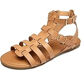 Trary Womens Sandals, Gladiator Sandals for Women, Wide Width Sandals for Women, Strappy Sandals, Flat Sandals for Women, Trendy Sandals Women Dressy Summer Flat, Comfortable Sandals Women