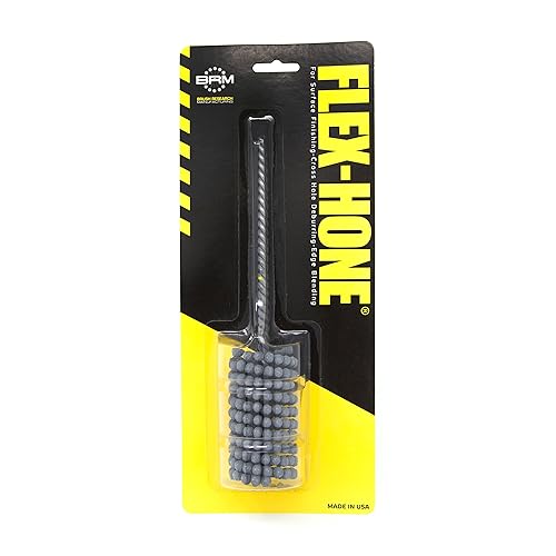 Brush Research BC118400 FLEX-HONE®, 1-1/8" (28.6mm) Diameter, 400 Grit, Silicon Carbide, for Mild Steel, Stainless Steel, Cast Iron and Softer Ferrous Materials