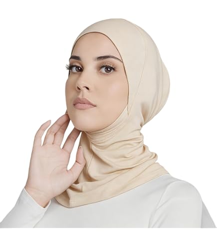 6797 Instant Turban Lightweight Chiffon Scarf Head Turbans Headwear Beige Beige Chiffon Scarf with Wrapped Tie Headband | Modest Wear  main image 3