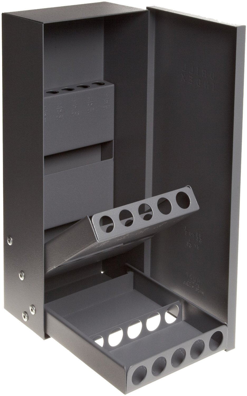 Drill America Drill Bit Index/Case, 1/16-1/2 by 64ths Taper Length (29 Sizes), 11600, HUT329 Image