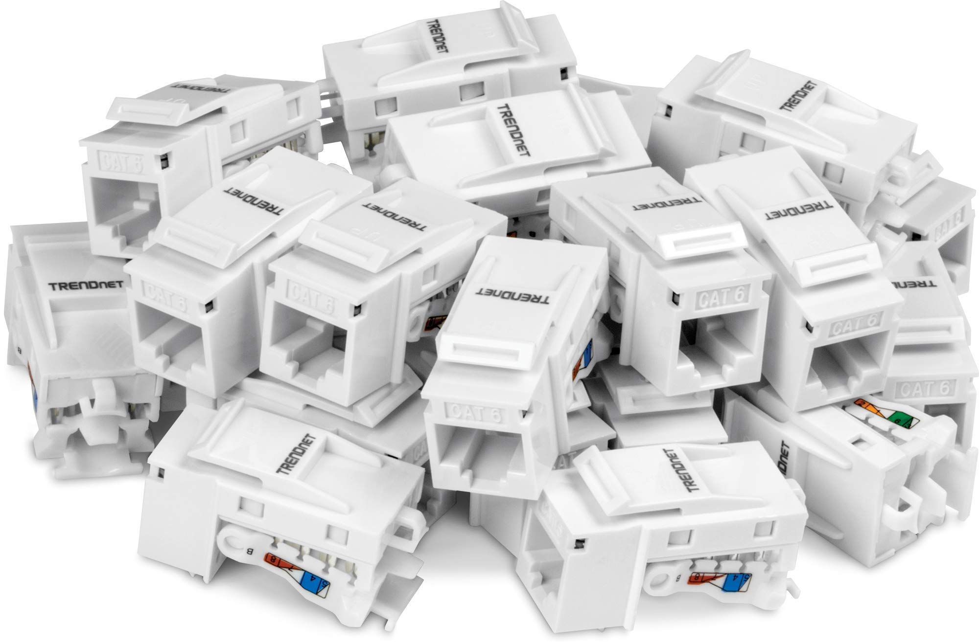 TRENDnet Cat6 Keystone Jack, 25-Pack