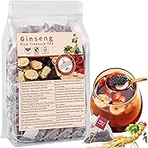 Tealth Ginseng Five Treasures Tea - Kidney Tea Formula 6 Precious Ingredients Formula Natural Organic Kidney Cleanse Detox Chinese Herbal Teafor Women & Men(1 Pack/30 Bags)