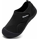 WateLves Wide Toddler Water Shoes Kids Quick Dry Barefoot Shoes Girls Boys Aqua Athletic Sneakers for Beach Hiking Swim Kayak Sport Accessories, Camping Essentials