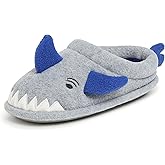 Dearfoams unisex-child Kids Toddlers Whimsical Animal Critter Washable Slipper