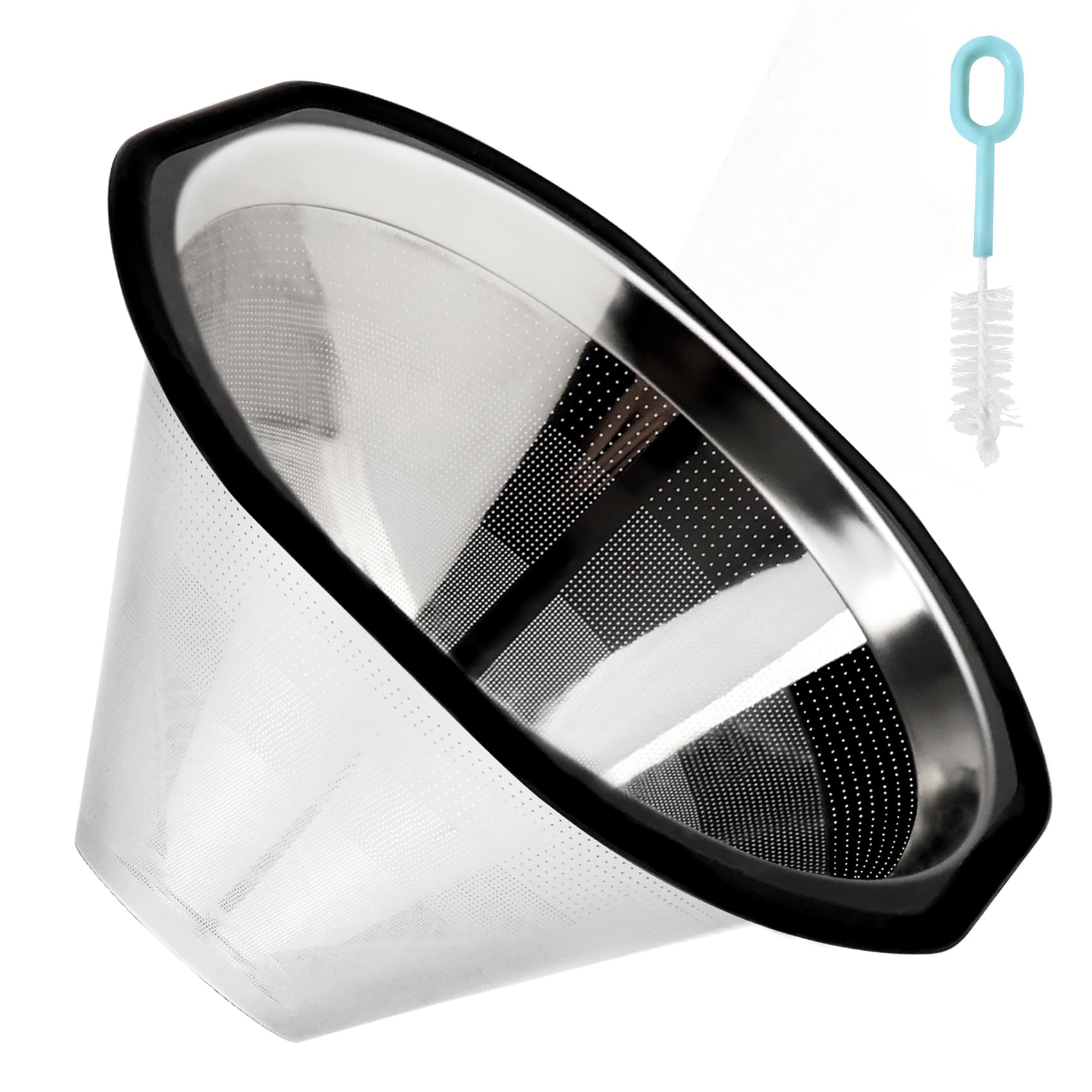 Photo 1 of ???????? Reusable Metal Filters for Kalita 185 Pour Over Coffee Drippers and OXO 8 Cup Single Serve Coffee Makers, Reusable Coffee Filter Long-Lasting, Cost-Saving, -3 Year Warranty.