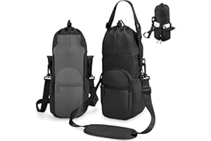 HavenMinds Portable Travel Bag for Breast Milk Cooler, Fits Milk Cooler & Portable BreastMilk Chiller, Leakproof,Insulated & Scratch-Resistant Bottle Carrier with Shoulder Strap & Extra Storage，Black