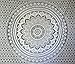 Exclusive Black and White Ombre Tapestry by JaipurHandloom Mandala Tapestry, Queen, Multi Color Indian Mandala Wall Art Hippie Wall Hanging Bohemian Bedspread
