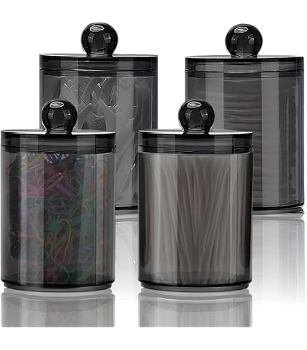Boîte Cotons Démaquillants Boîte Rangement Cosmétiques Wnvivi - Transparente Avec Séparateurs - Pour Cotons Et Accessoires Organisateur Cotons Transparent