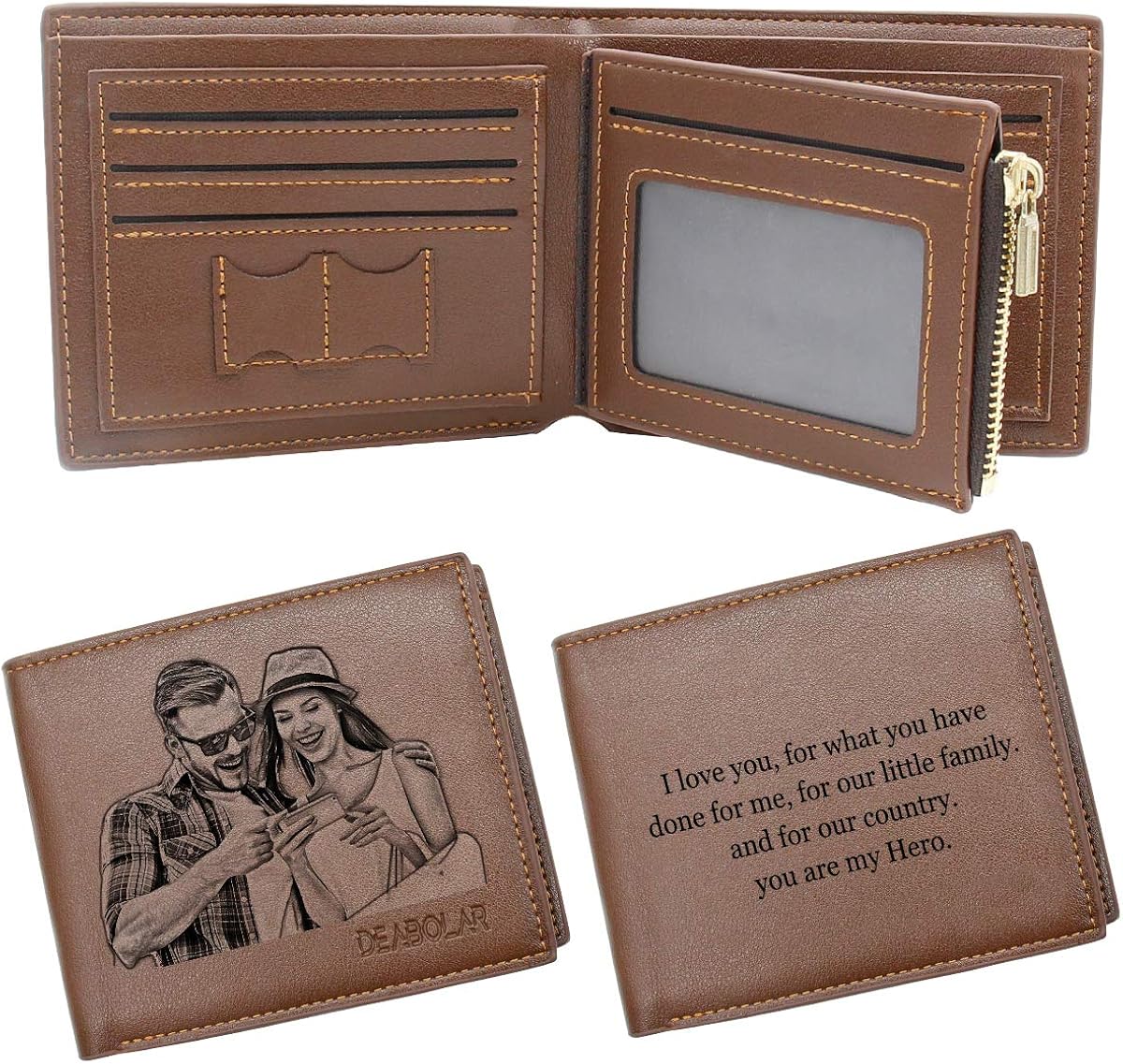 personalized wallet for husband